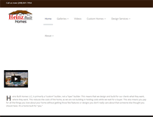 Tablet Screenshot of heinzbuilt.com